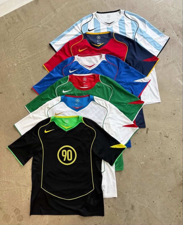 Nike T90 throwback football shirts